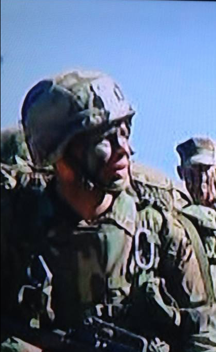 Marine veteran portrait reflecting battle experience